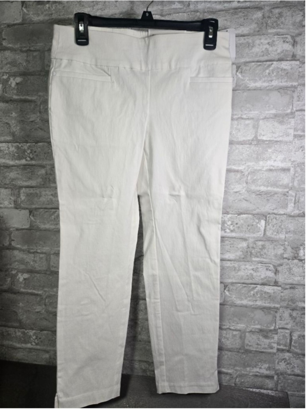 Christopher & Banks White Ankle Pants 4P